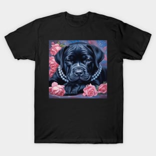 Cane Corso And Roses T-Shirt